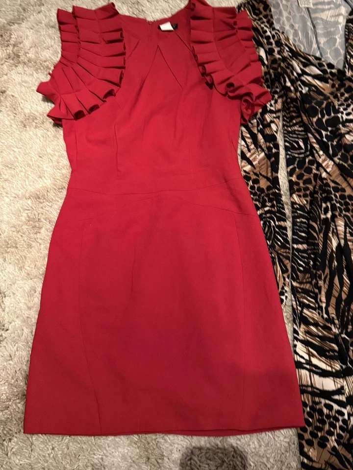 Vestido de diseñador talla S, lote de 6, caché, Calvin Klein, Evan Picone, French Connect Foto 3 de 4