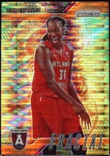2024 PRIZM WNBA FRACTAL TINA CHARLES #15 ORANGE PULSAR 35/75 ATLANTA DREAM MINT