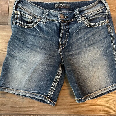 Silver Jeans Suki Surplus Short Women's W29, Wash Out Shorts