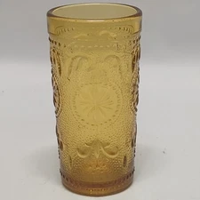 Broakway Glass Juice Glass Vintage MCM Granny Core