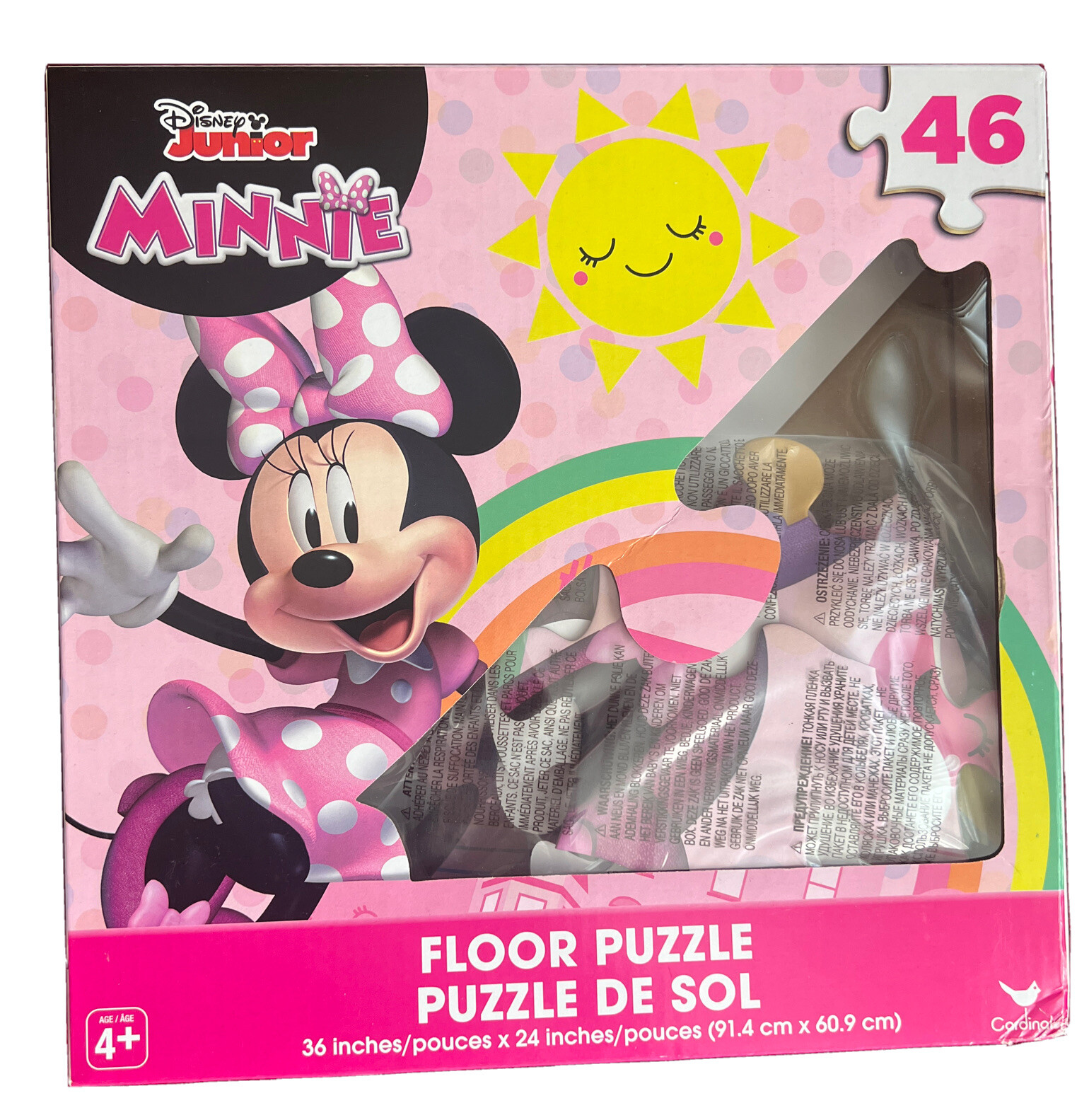 minnie mouse floor puzzle mat