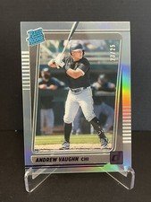 2021 Chronicles Clearly Donruss Rated Rookies Purple 23/25 Andrew Vaughn RC