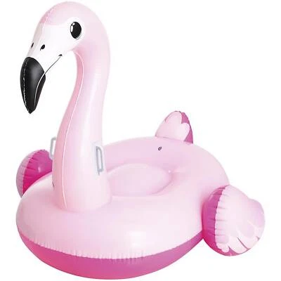 Bestway riesen Flamingo Schwimmtier 191x178 cm zum aufblasen für Pool und Meer