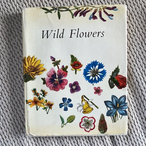 1973 Wild Flowers Book Text by Matthias Hermann Engravings by Redouté Besler +