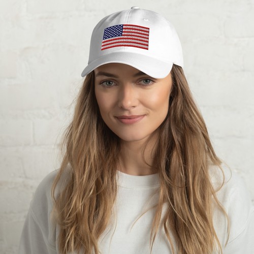 USA Flag Embroidered Dad hat - Picture 70 of 81