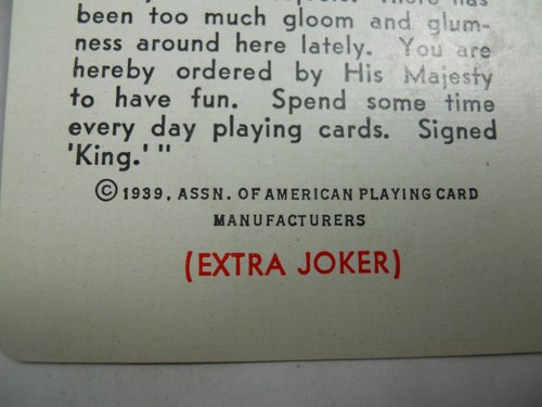 1930 Brown & Bigelow doble baraja cartas American Eagle juego retro - Imagen 8 de 10