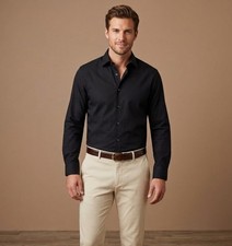  60 Alfani Mens Alfa Tech Fitted Performance Dress Shirt