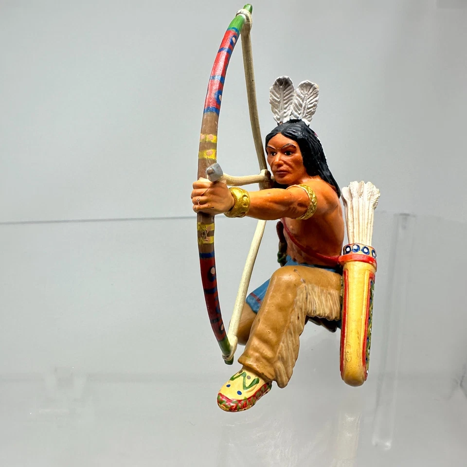 Figura india Schleich Wild West Sioux Archer arrodillada 70305 2005 Foto 3 de 4