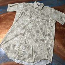 Camicia vintage Winchester Western Pearl snap manica corta abbottonata USA NUOVA SENZA ETICHETTE