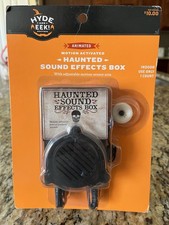 Animated Haunted Sound Effects Box Motion Activated Halloween Factory Sealed