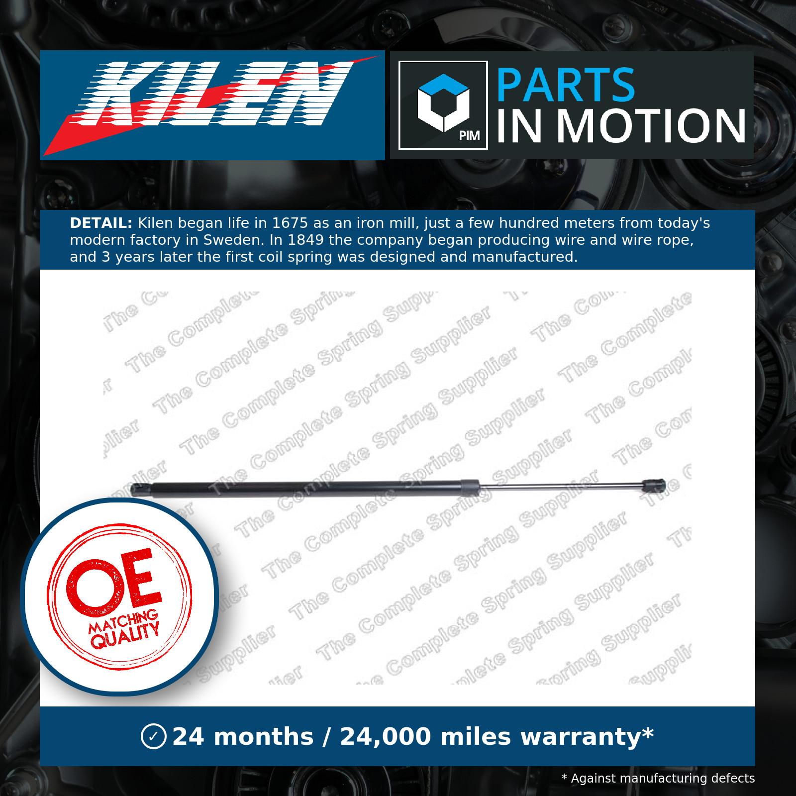 Boot Gas Strut fits FORD MONDEO Mk5 TDCi 1.6D 2014 on Spring Lift Tailgate Rear