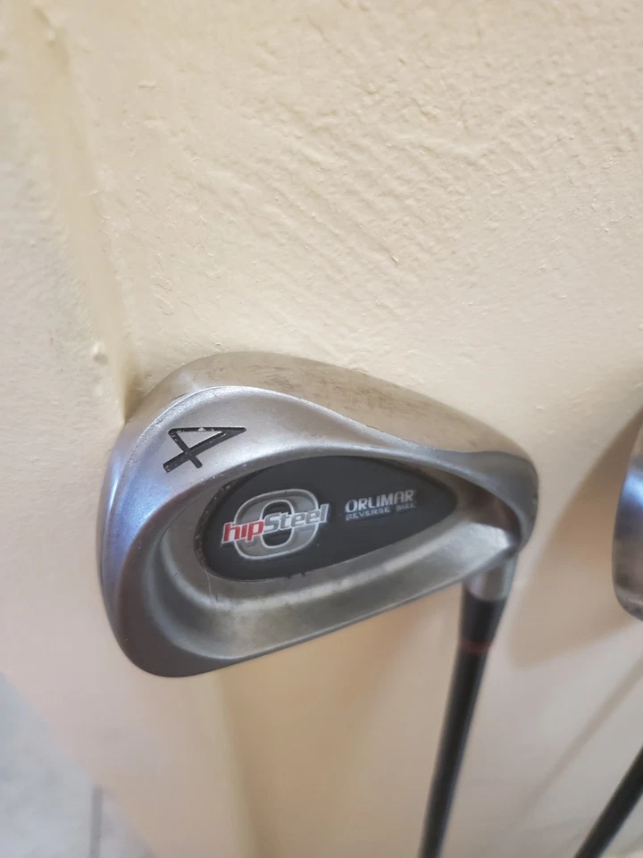 Conjunto de tacos de golfe ORLIMAR HIP STEEL 4,5,6,7,8,9,PW,SW - eixo Flex R frete grátis - Imagem 2 de 4