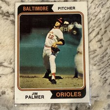 Topps 1974 Jim Palmer Baltimore Orioles Baseball Card #40 Base Set