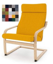 Vepping Lude Copertura di Ricambio per Poltrona Multicolore, Adatto per IKEA Poäng Armcha...