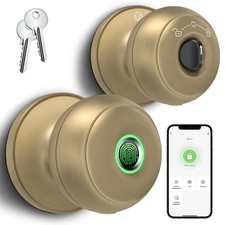 Fingerprint Door Lock with App Control, Backup Keys  Smart Features