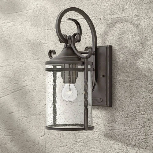 Hinkley Casa 17 1/2" High Olde Black Outdoor Wall Light - Picture 1 of 10