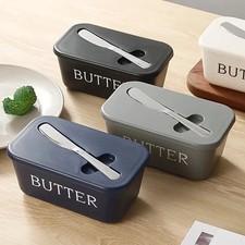 Butter Dish Box Storage Tray Container Sealed Storage Box Cheese Dish With Lid