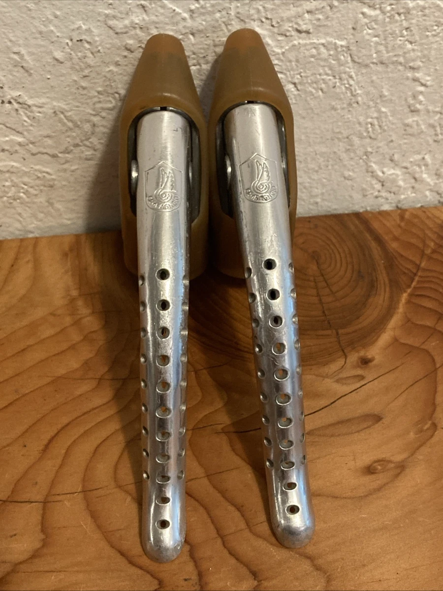 Levier Frein Leviers De Frein Campagnolo Super Record Vintage - Perforés (drilled) - Modèle Eroica - Occasion Leviers Frein Campagnolo Super Record Vintage Eroica