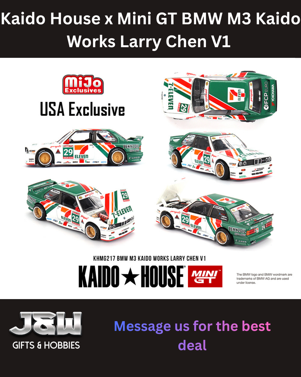 Kaido House x Mini GT BMW M3 Kaido Works Larry Chen V1 Seven