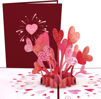Lovepop  Love Explosion 3D Pop-up Karte   Liebeskarte für Geburtstag, Hochzeitst