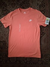 New Men's Nike T-Shirt Size S Small Orange The Nike Tee NWT