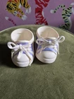 Vintage Cabbage Patch Kid Designer Line violet shoes trainers 1980s