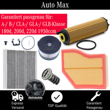 Filterset Inspektionspaket MERCEDES A B CLA W177 W247 C118 OM654 180d 200d 220d