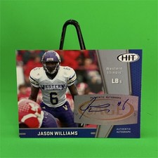 SAGE 2009 Hit Jason Williams #A101 Western Illinois Autograph Football NCAA