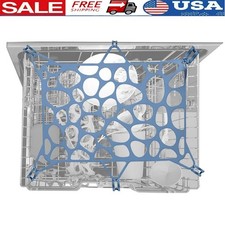 Silicone Baby Bottle Dishwasher Basket Net W/ Hooks Easy Secure Washing New