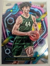 Topps 2023-24 Cosmic Chrome Andre Jackson Jr. Rookie #183 Milwaukee Bucks Base