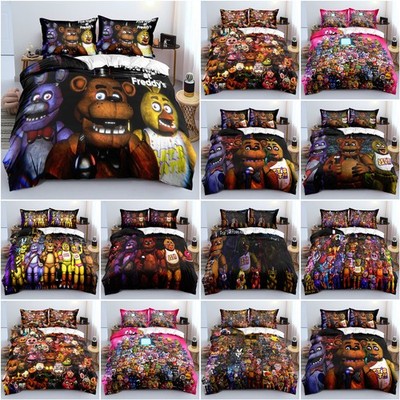 3D Five Nights at Freddy's Bettdecke Quilt Cover Bettwäsche Set Kissenbezüge