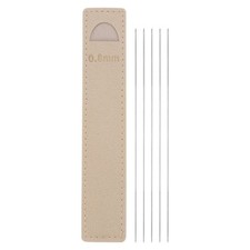 5Pcs Extra Fine Knitting Needles 0.8mm Dia 14cm Length Mini Double Pointed