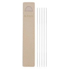 5Pcs Extra Fine Knitting Needles 0.8mm Dia 14cm Length Mini Double Pointed