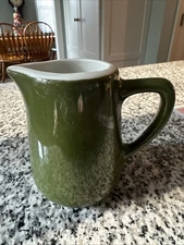 Vintage Restaurant Creamer Hall Green 3 1/2”
