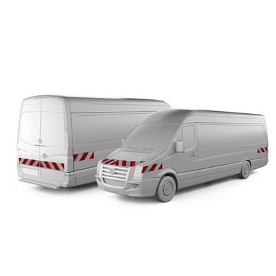 reflecto Kfz-Warnmarkierung passgenau für VW Crafter Baujahr 2011 - 2017