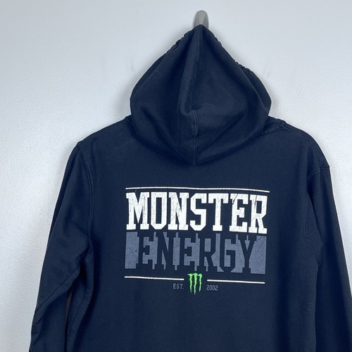 Monster Energy Womens' Full Zip Lightweight Hooded Sweatshirt Size L; Sports - Picture 4 of 16