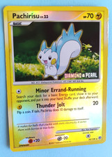 POKEMON DIAMOND & PEARL PACHIRISU #35/130 REVERSE HOLO RARE HEAVY PLAY on eBay