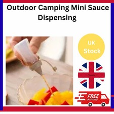 4pcs Outdoor Camping Mini Sauce Dispensing Bottles, Squeeze Condiment Sauce....