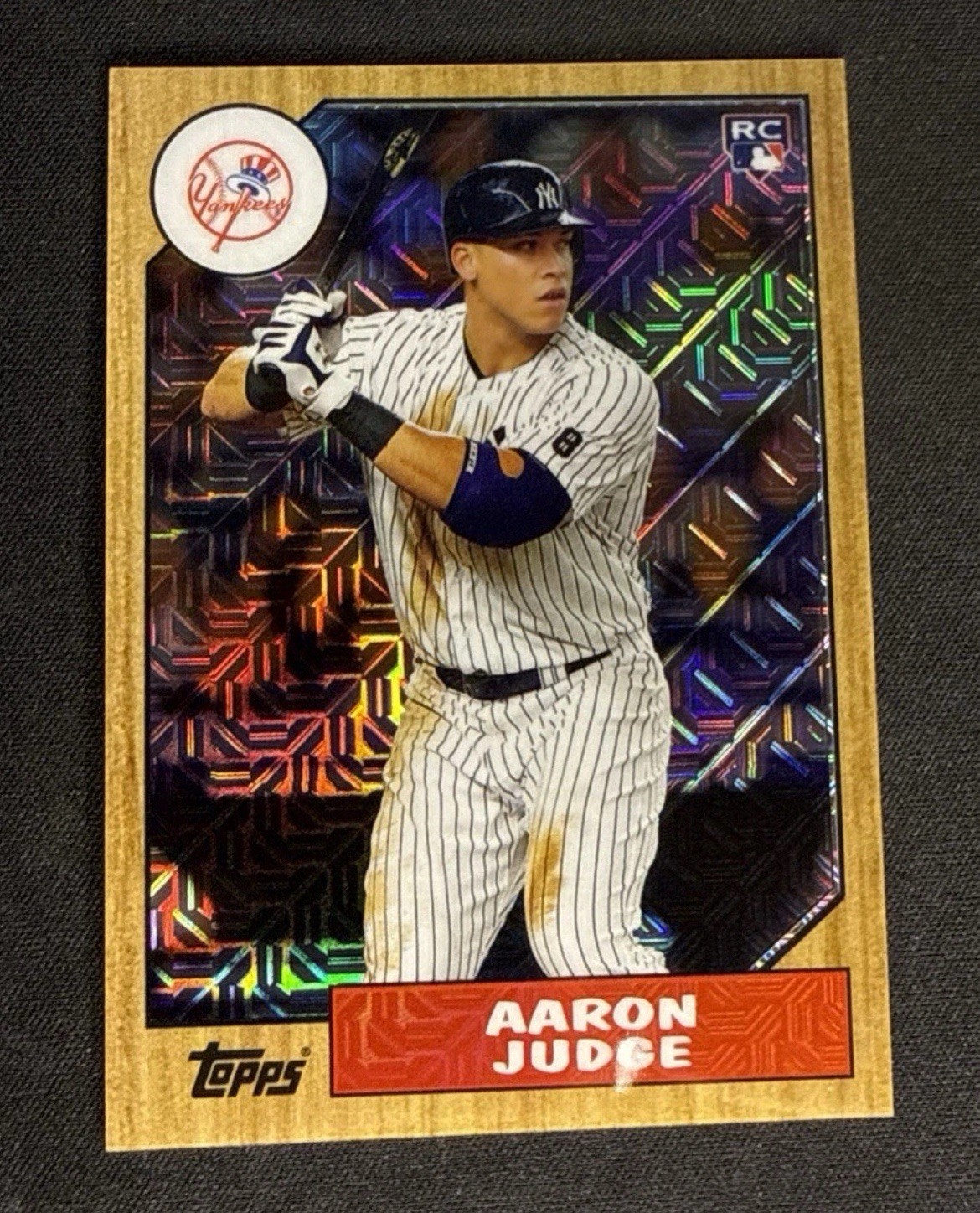 2017 Topps Silver Pack 1987 Design Chrome - Aaron Judge #87-AJ (RC) view 1