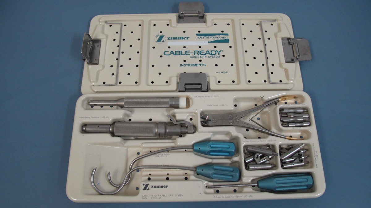 ZIMMER Cable-Ready Cable Grip System Instrument Set | eBay