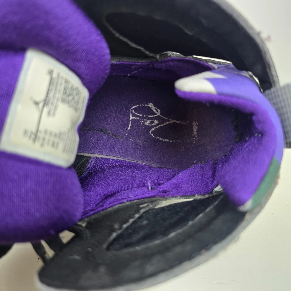 Nike Air Jordan 7 Retro Ray Allen PE GC 304774-053 Black Purple Size 7Y Youth GS - Image 3 of 4