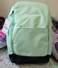 Image of Nike Brasilia 9.5 Training Backpack 24L Medium Enamel Green Laptop SchoolBag New