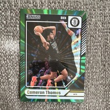 Panini Donruss 2024-25 Cameron Thomas Green Holo Laser #187 Brooklyn Nets
