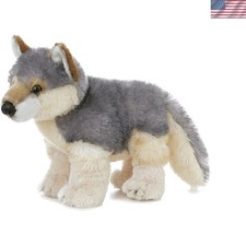 Aurora 12-Inch Flopsie Wolf Soft Plush Toy for Kids' Birthdays Christmas