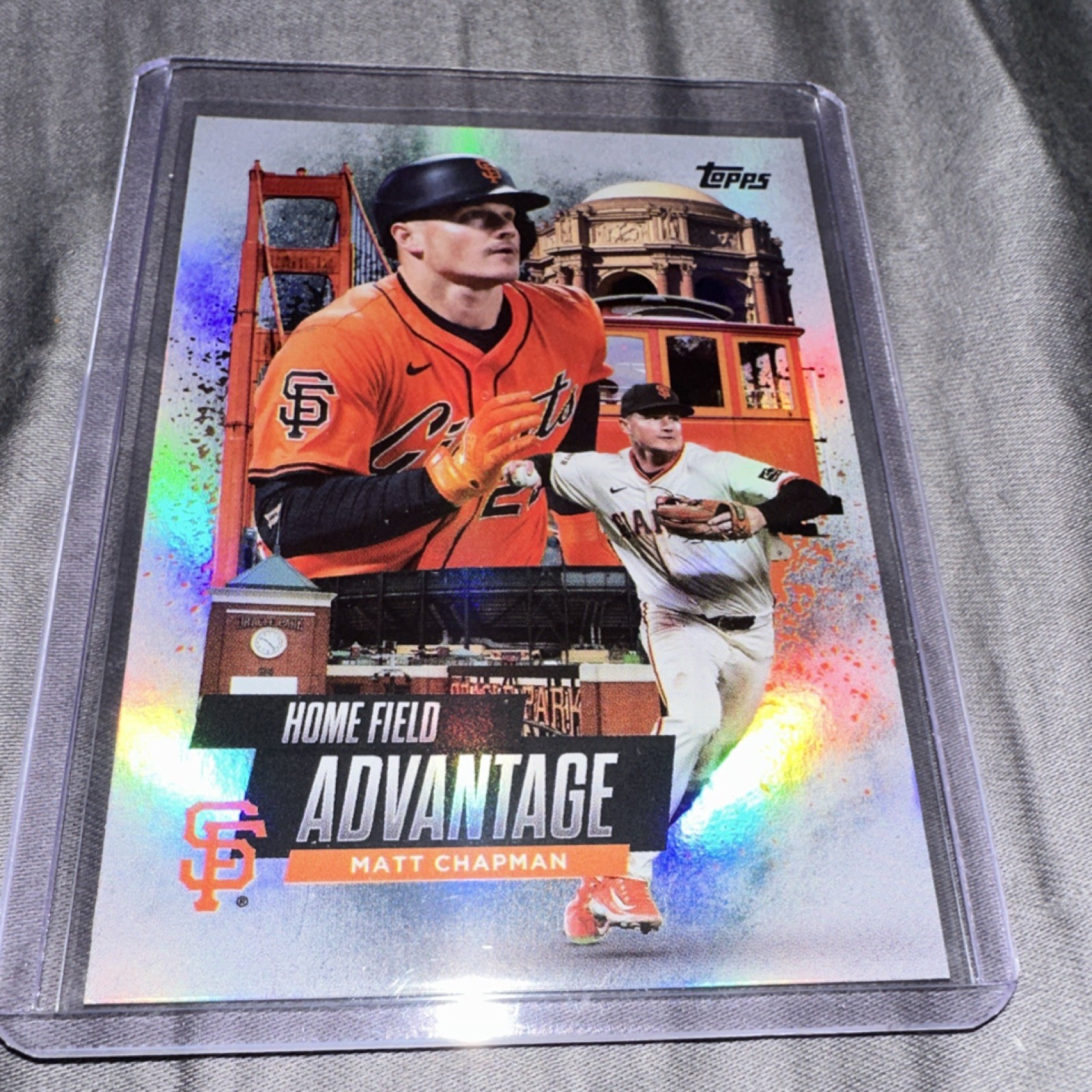 Topps 2025 Home Field Advantage #HA-11 Matt Chapman San Francisco Giants
