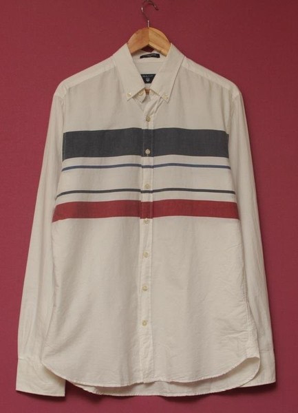 Men Gant Shirt White Cotton 40 /L / 48 #7YQQ