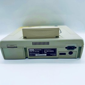 [TESTED] Sega Saturn White Console HST-3220 2 Controllers Power Memory Cables
