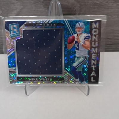 Panini Spectra 2018 Mike White Monumental Memorabilia Neon Blue Prizm /99