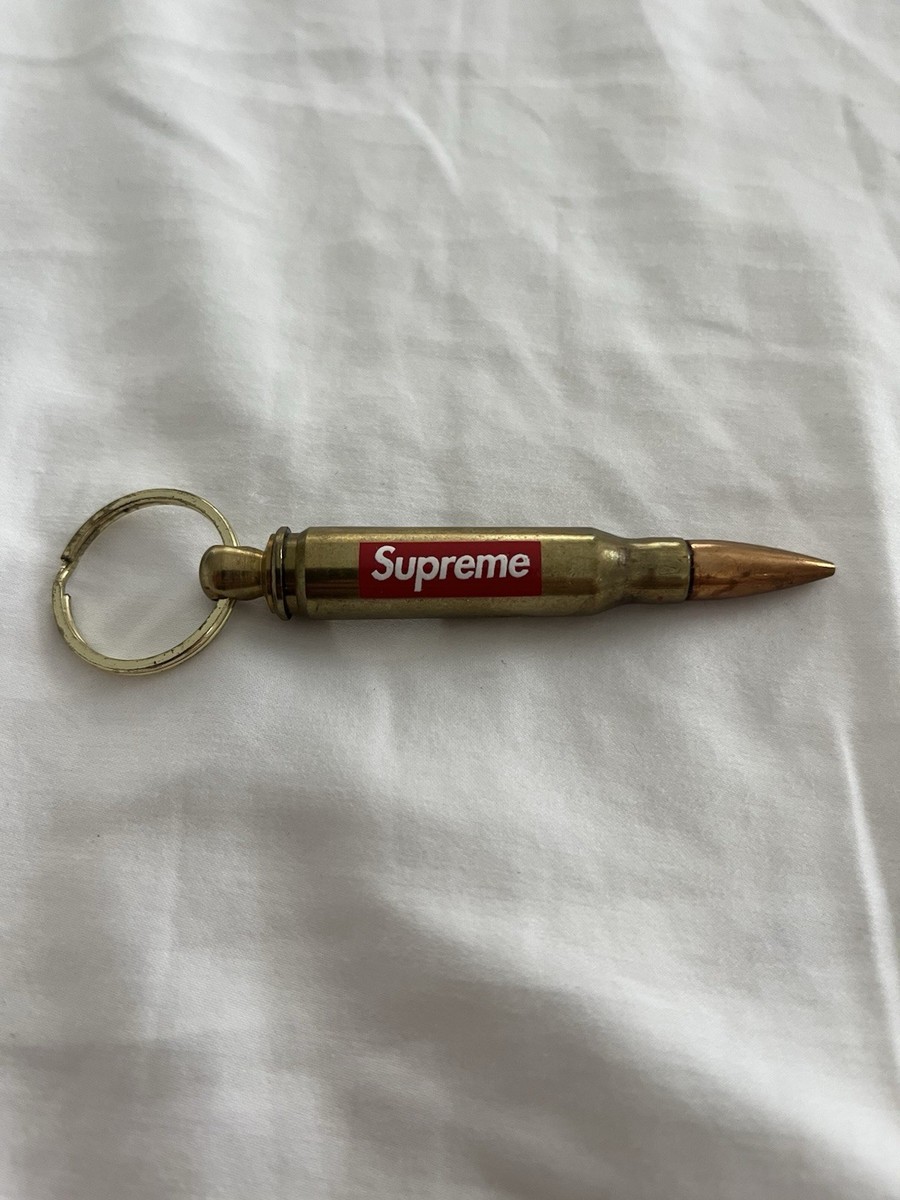 未使用 Supreme keychain bullet knife キーホルダー Bullet Knife Leather Keychain Supreme Bullet Keychain Supreme
