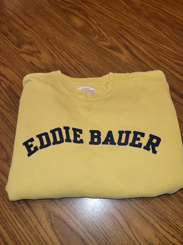 Vintage Eddie Bauer Original Sport Shop Pullover Graphic Print Sweater M - 第 1/11 張圖片